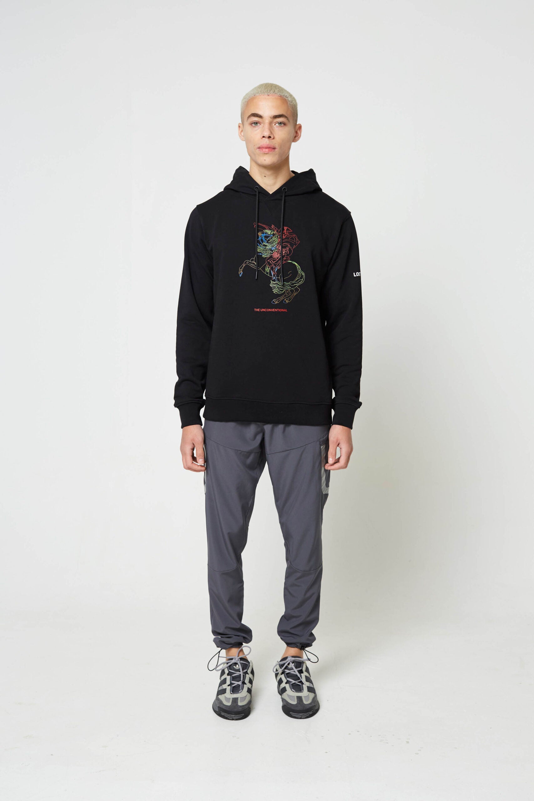 Black Unconventional Luxury Hoody