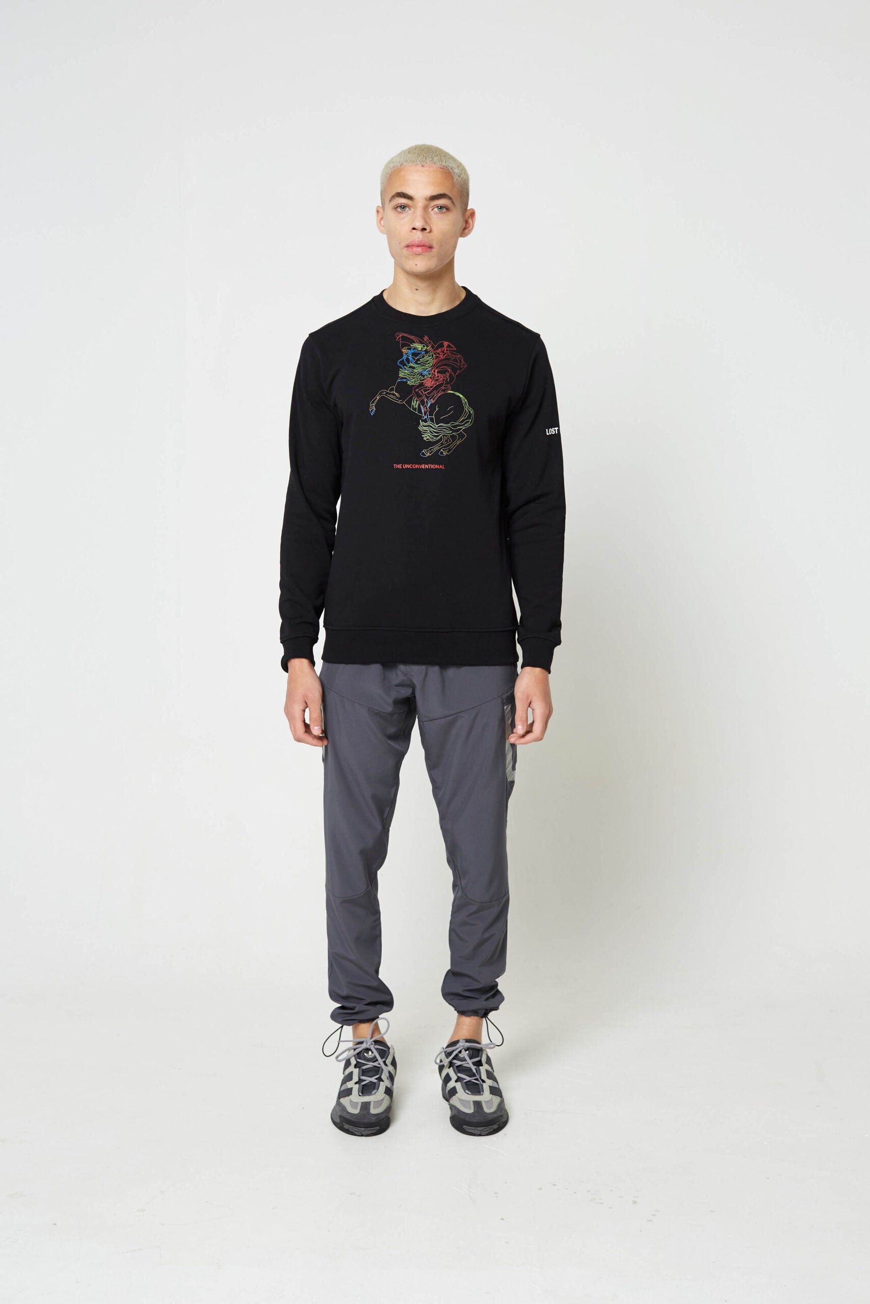 Black Unconventional Jumper