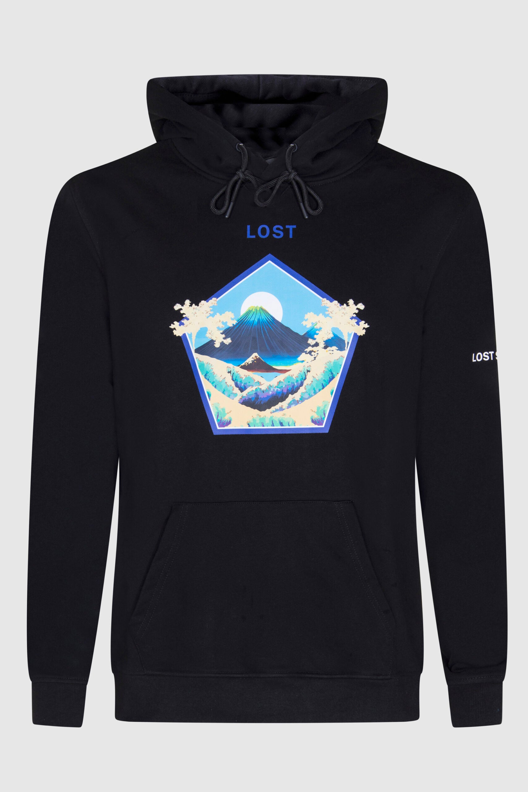 Japan Fuji Luxury Black Hoody