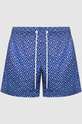 Geometric Luxury Swim Shorts