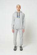 Grey Human Destruction Oversized Hoody