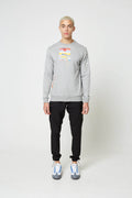 Grey Hyper-Consumerism Jumper