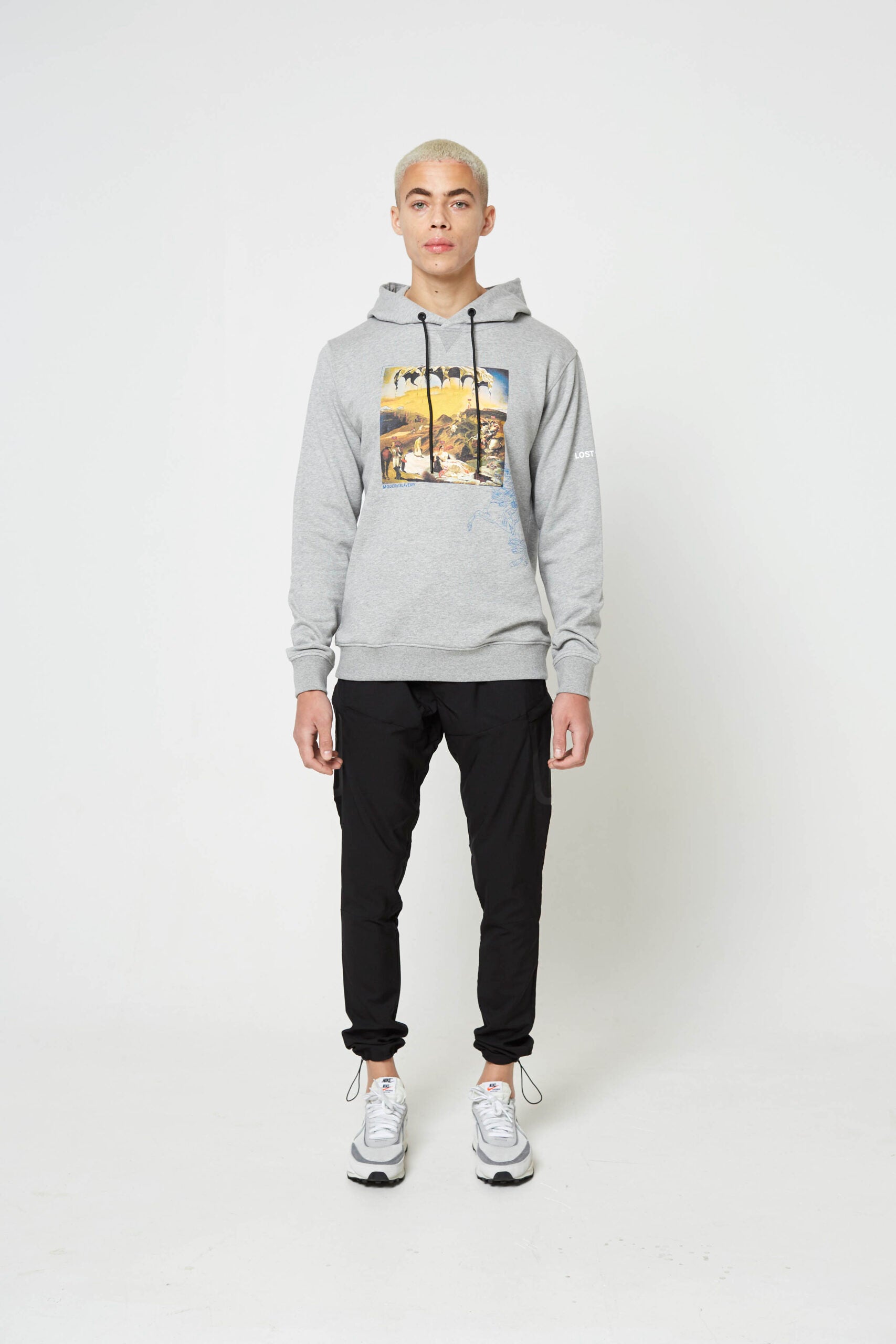 Grey Modern Slavery Luxury Hoody