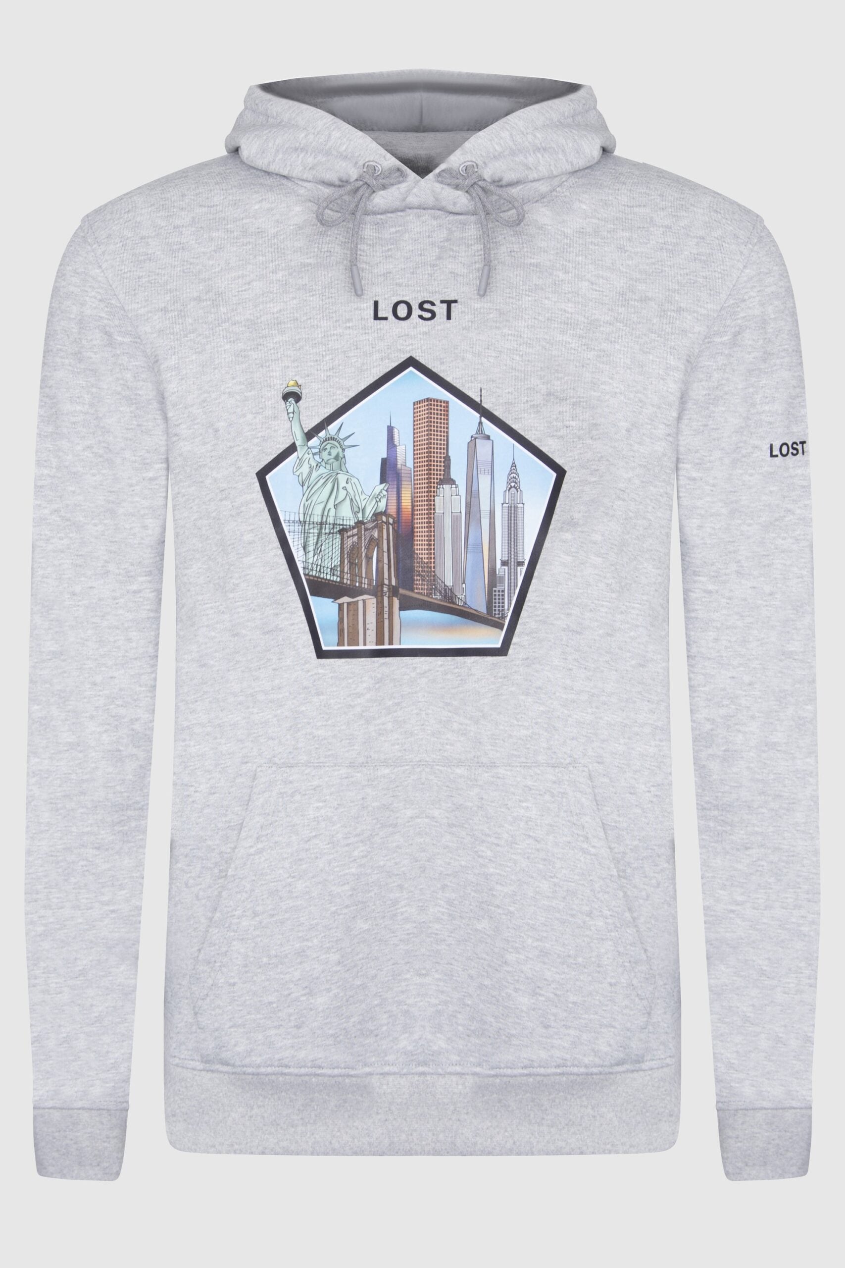 New York Luxury Grey Hoody