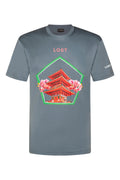 Japan Flower 2.0 Luxury Petrol Blue Tshirt