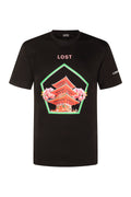Japan Flower 2.0 Luxury Black Tshirt