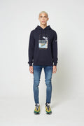 Navy Escapism Luxury Hoody