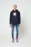 Navy Hyper-Consumerism Luxury Hoody