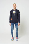 Navy Hyper-Consumerism Jumper