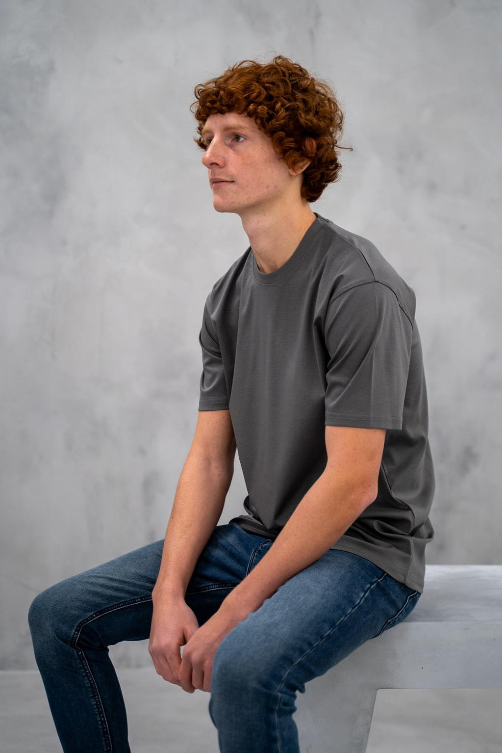 Dark Grey Mercerised 2.0 Luxury Tshirt