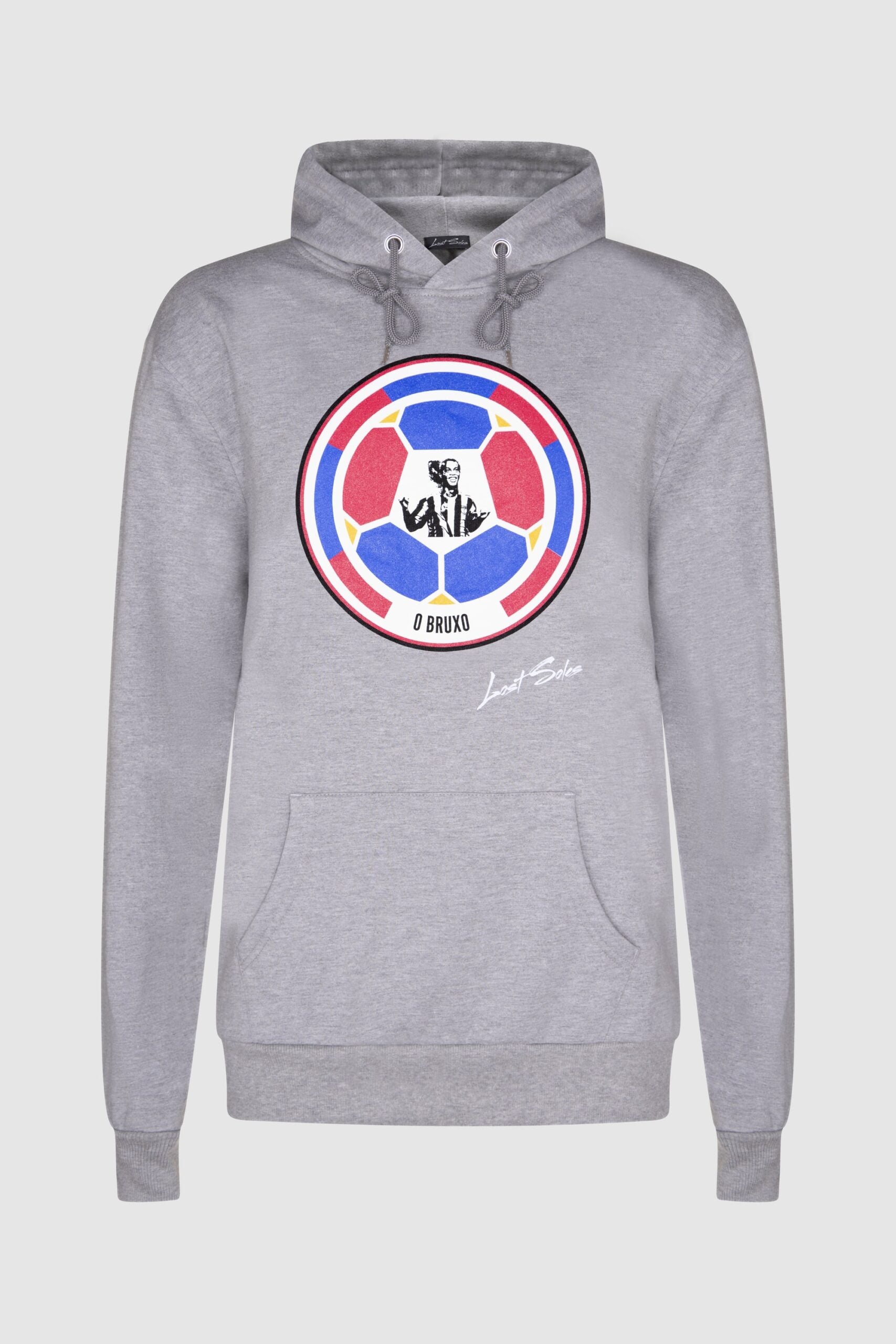 Kids Ronaldinho Hoody Grey
