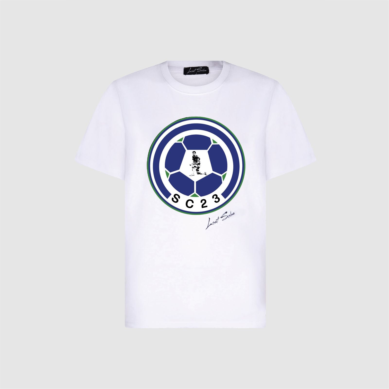 Mens SC23 Tshirt White (Black Label)