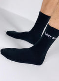 Black Lost Soles Socks