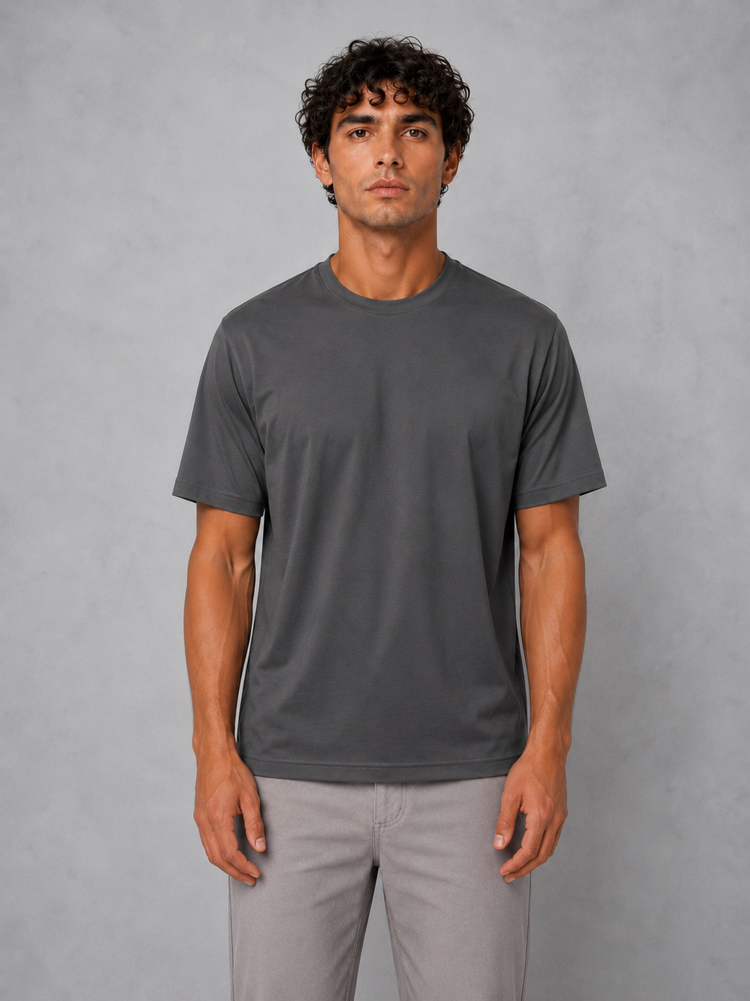 Dark Grey Mercerised 2.0 Luxury Tshirt