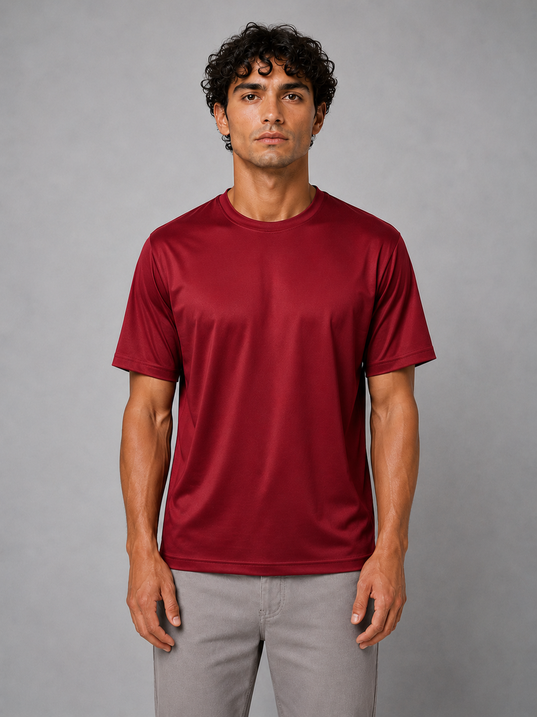 Red Mercerised 2.0 Luxury Tshirt