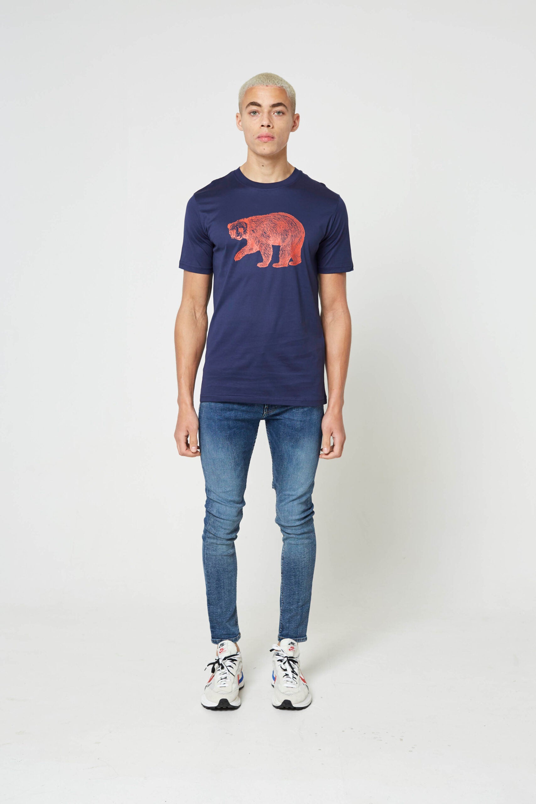 Navy Bear Luxury Tshirt