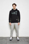Black Lost House Oversized Hoody
