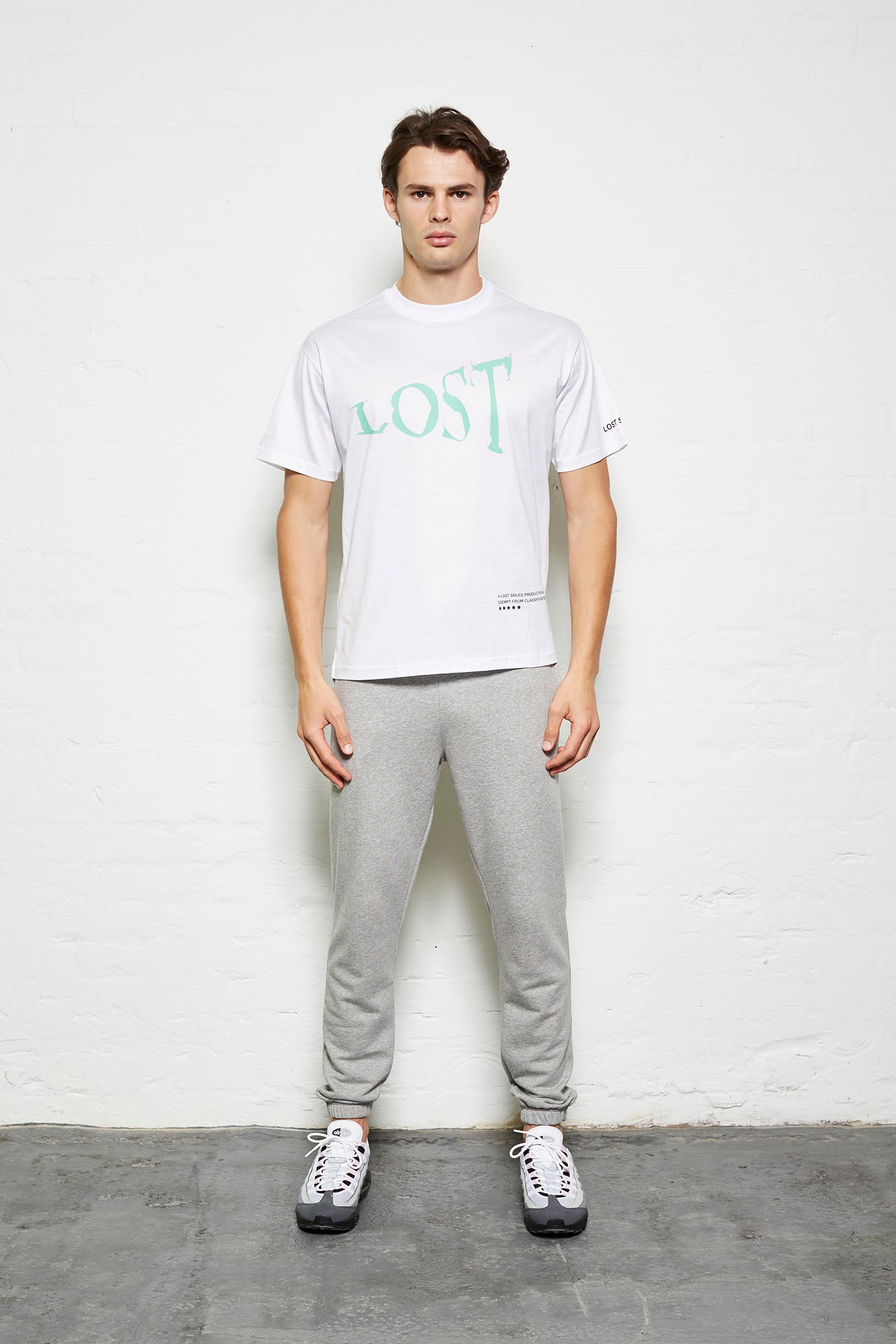 White Lost House Oversized Tshirt