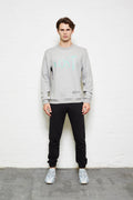 Grey Lost House Oversized Jumper