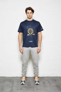 Navy Live in Sin Oversized Tshirt