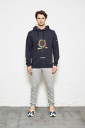 Navy Live in Sin Oversized Hoody