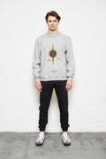 Grey Live in Sin Oversized Jumper