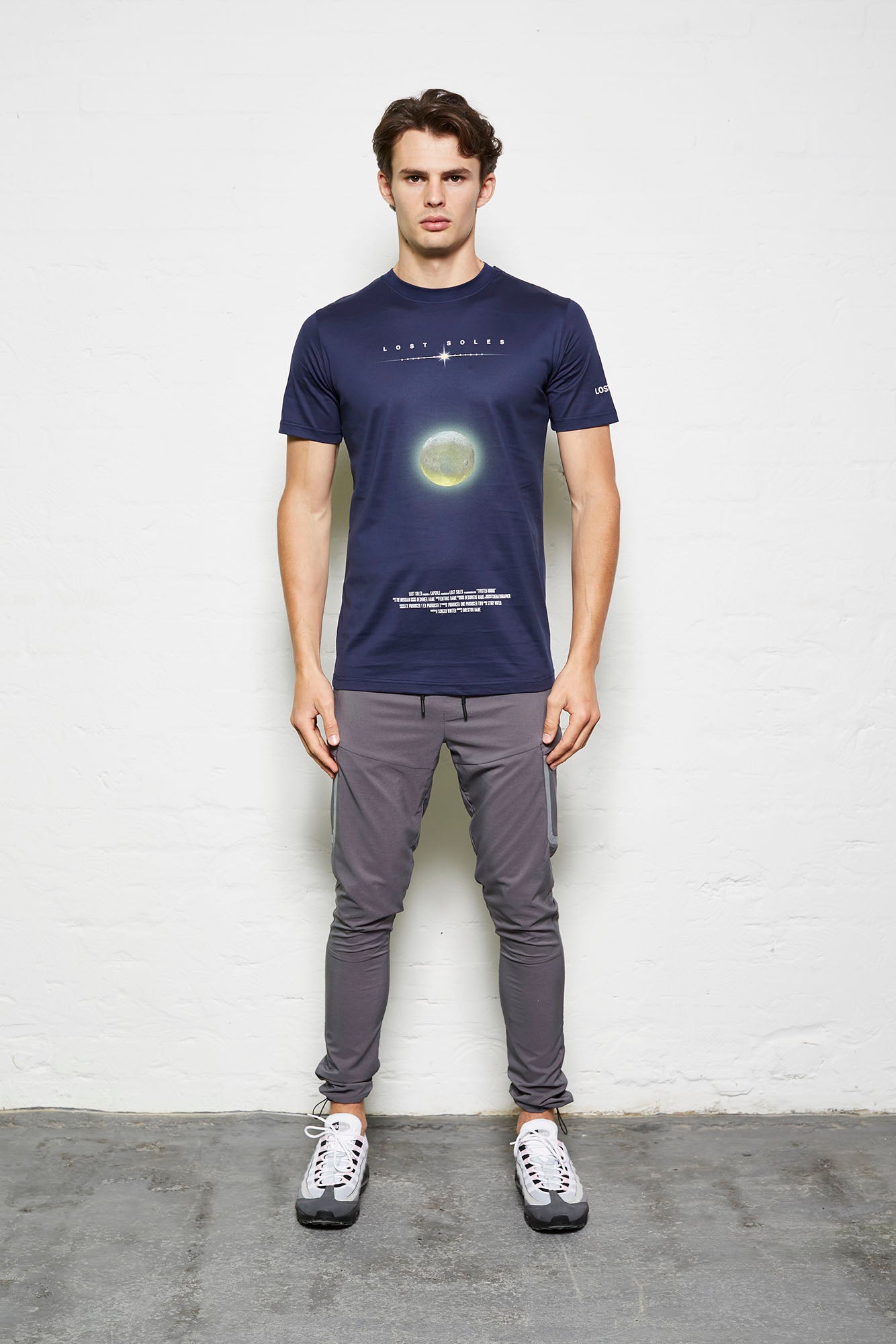 Navy Moon Luxury Tshirt