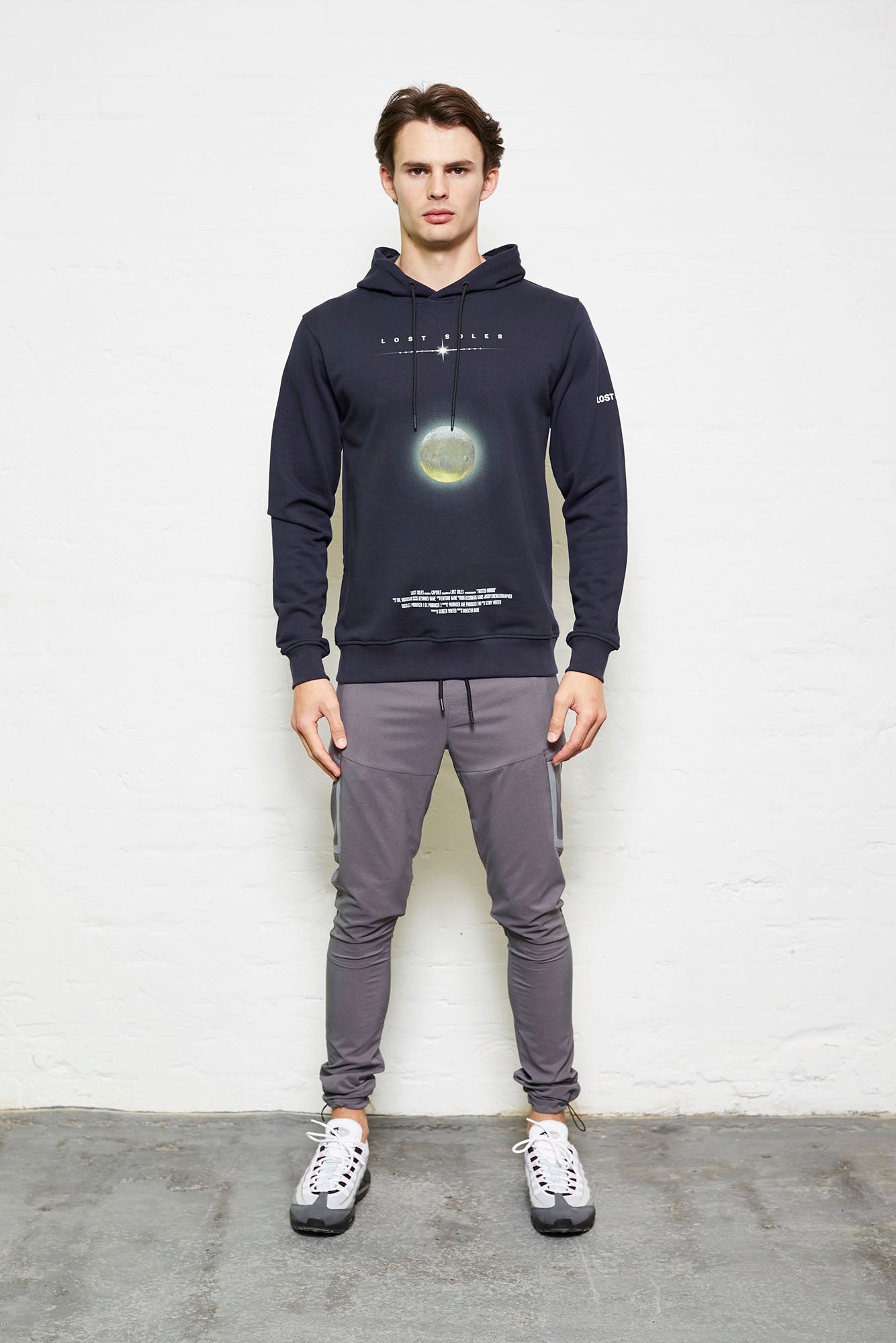 Navy Moon Luxury Hoody
