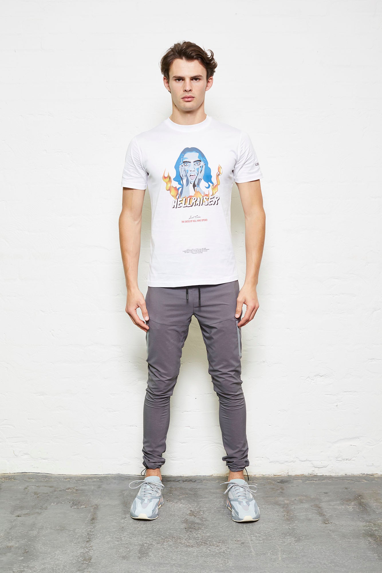 White Hellraiser Luxury Tshirt