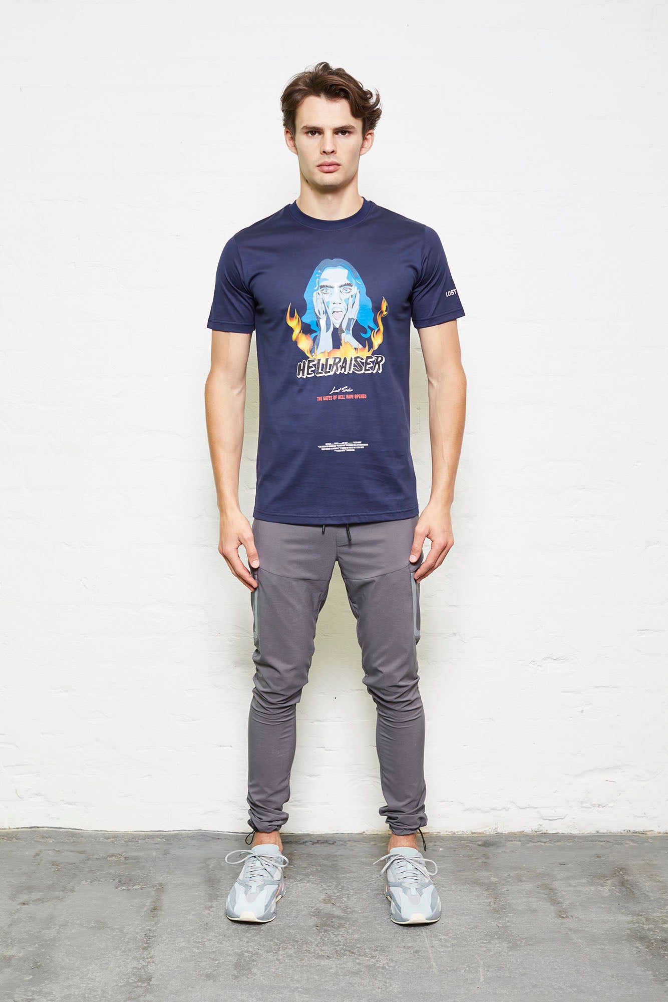 Navy Hellraiser Luxury Tshirt