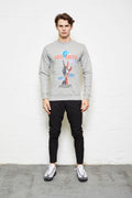 Grey Horror Jumper