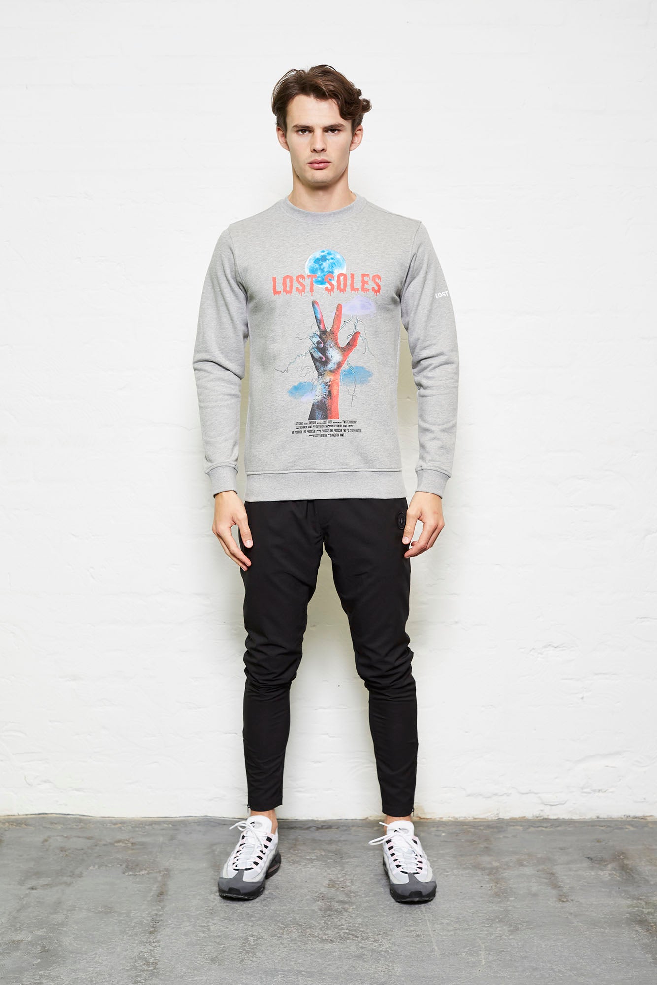 Grey Horror Jumper