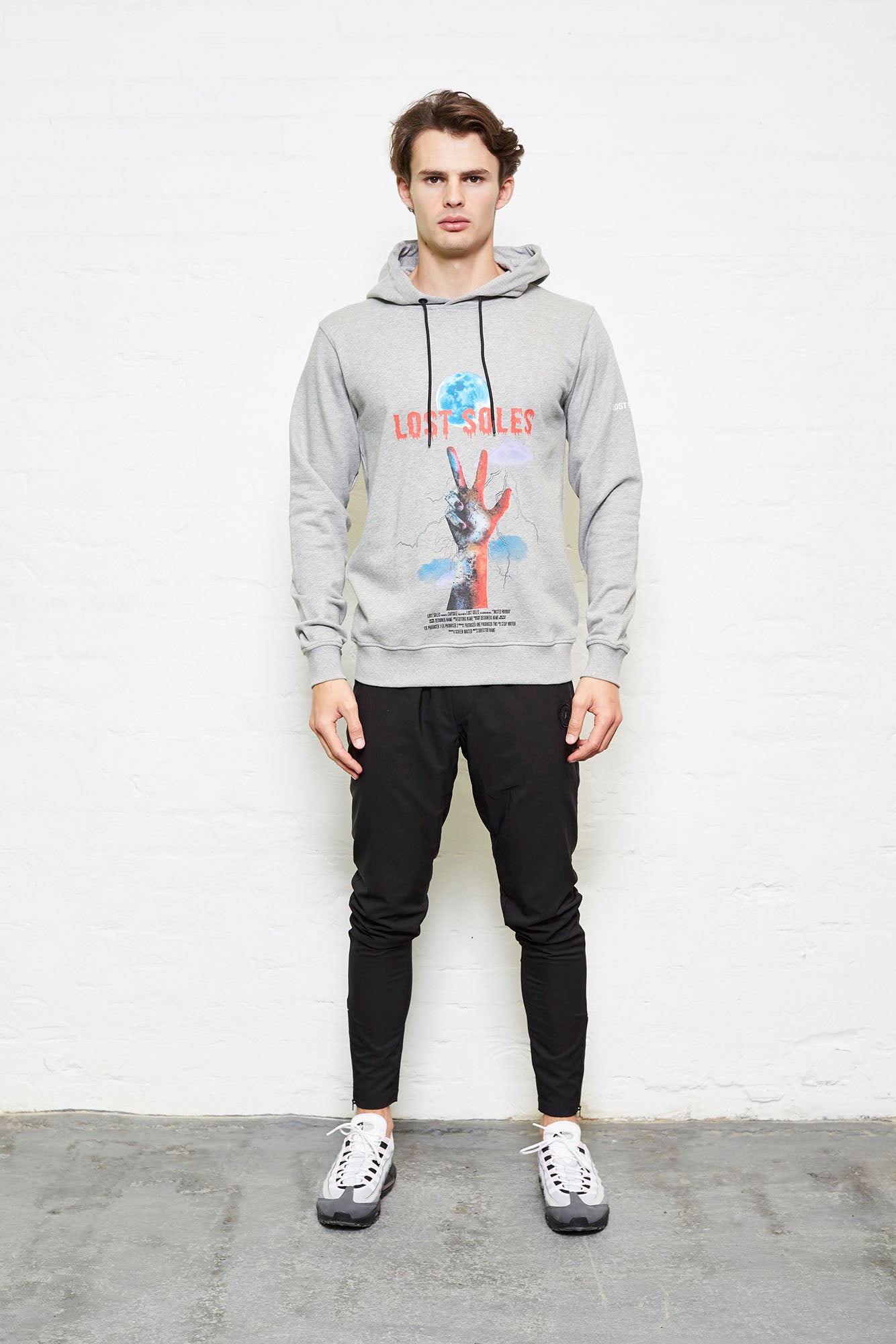 Grey Horror Luxury Hoody