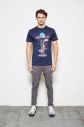 Navy Horror Luxury Tshirt
