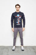 Navy Horror Jumper