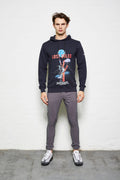 Navy Horror Luxury Hoody