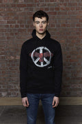 Peace and Bird Black Hoody