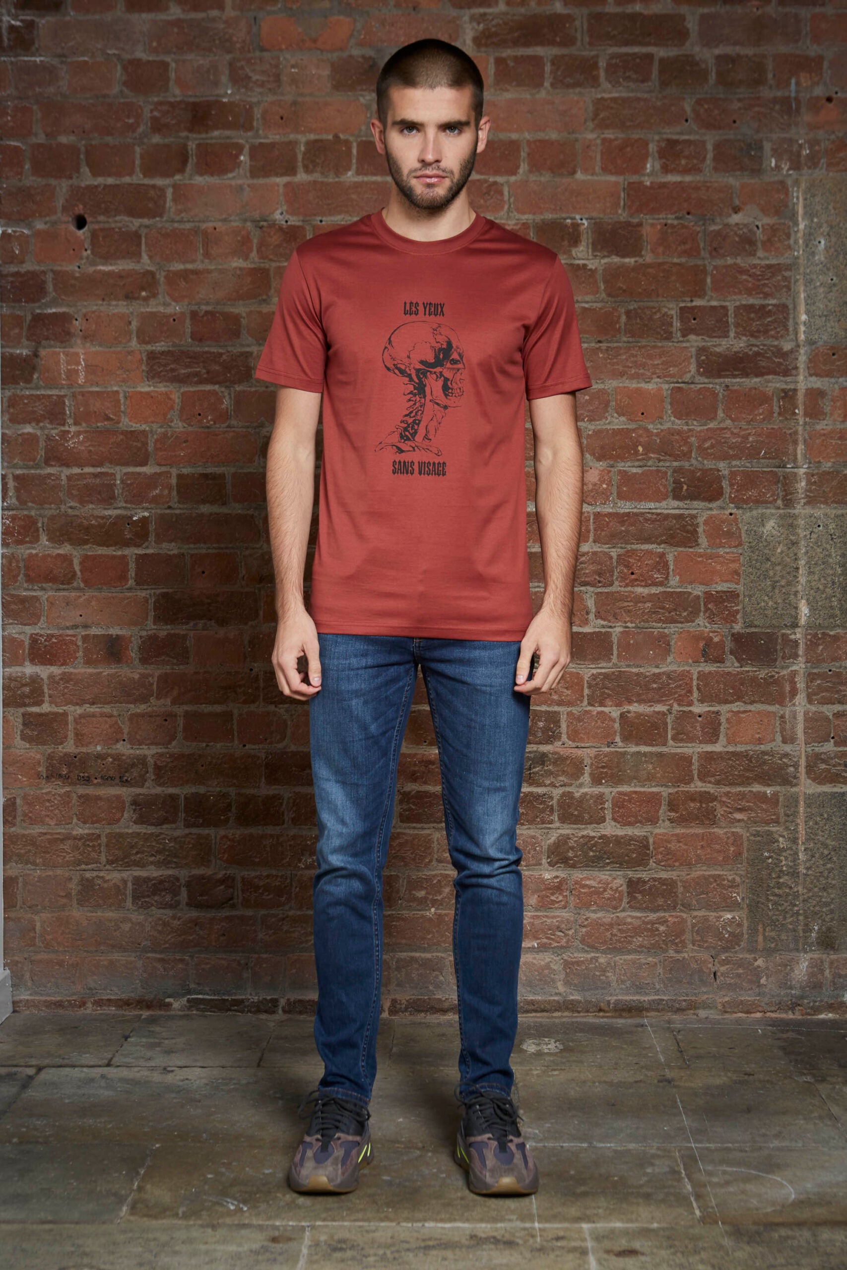 Les Yeux Sans Visage Red T-Shirt (Luxury Range)
