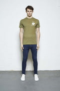 Rebirth Tshirt Khaki (Back Print)