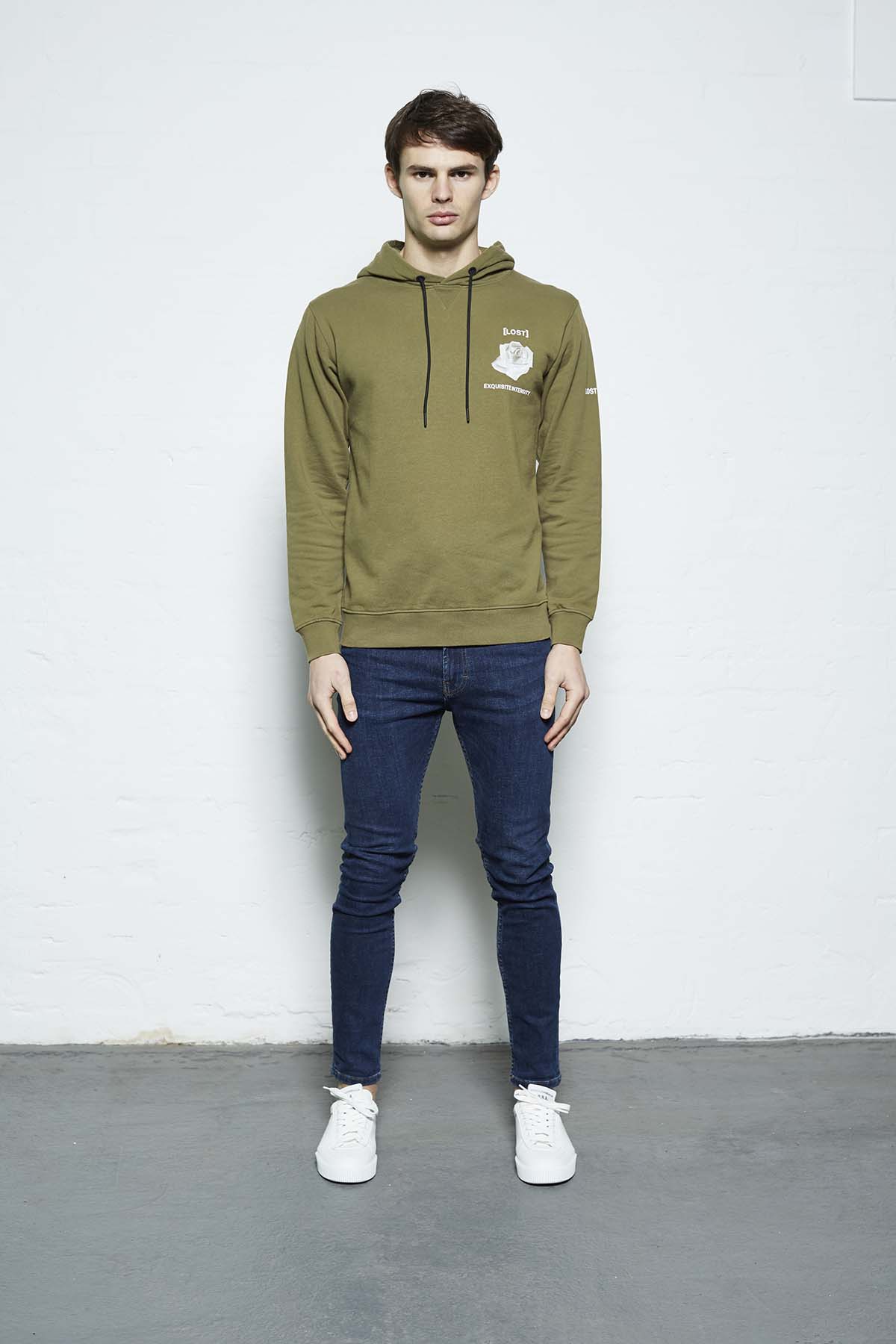 Rebirth Hoody Khaki (Back Print)