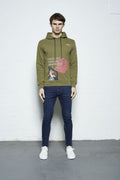 Visual Art Through Perspective Hoody Khaki