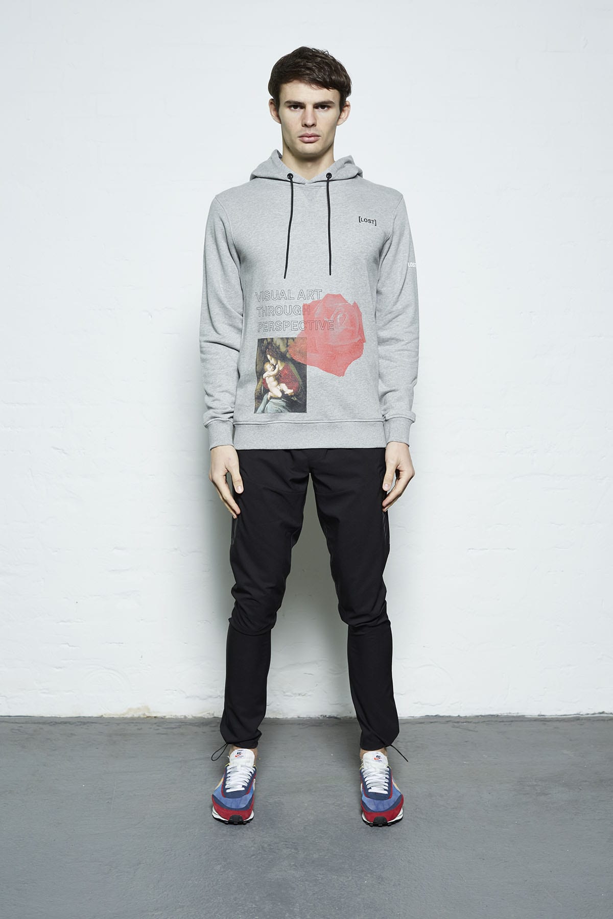 Visual Art Through Perspective Hoody Grey