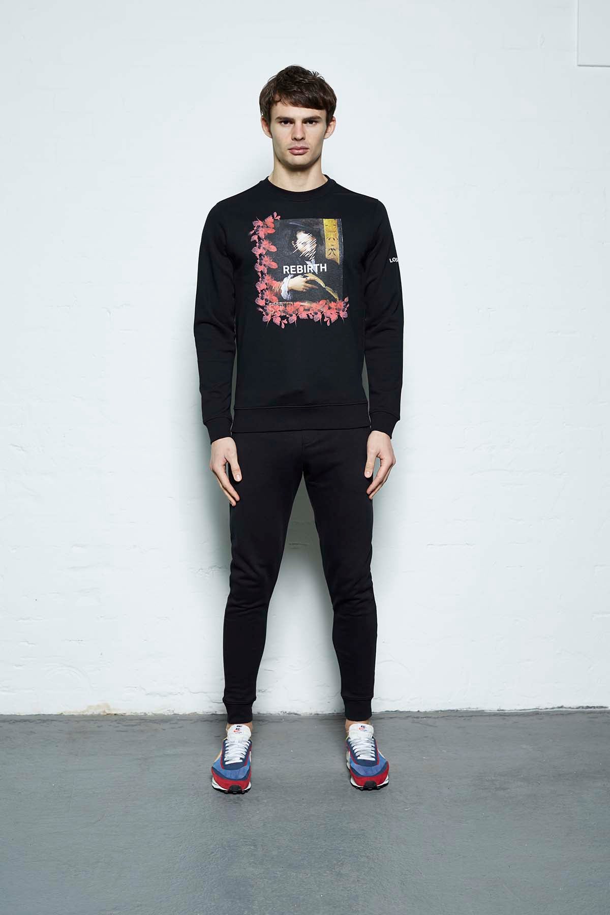 Rebirth Sweatshirt Black (Portrait)