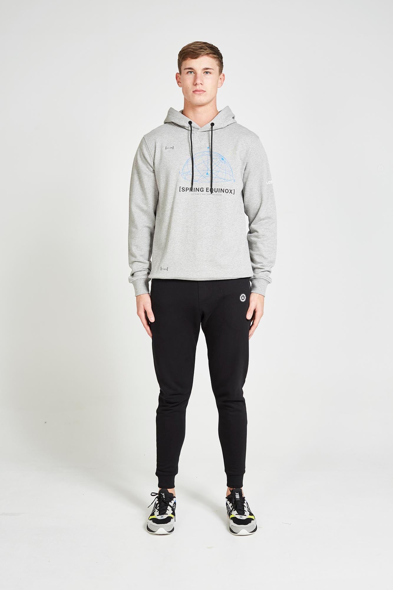 Grey Spring Equinox Luxury Hoody