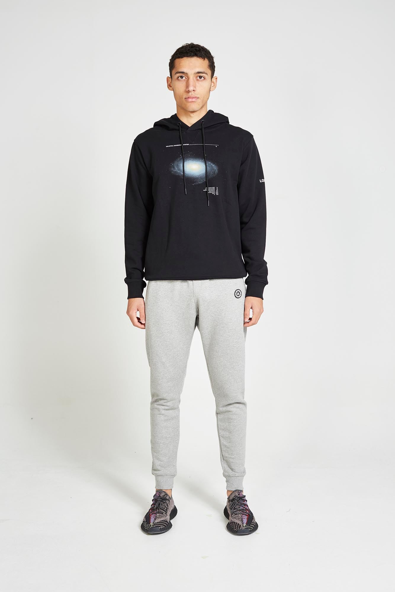 Black Fundamental Plane Luxury Hoody