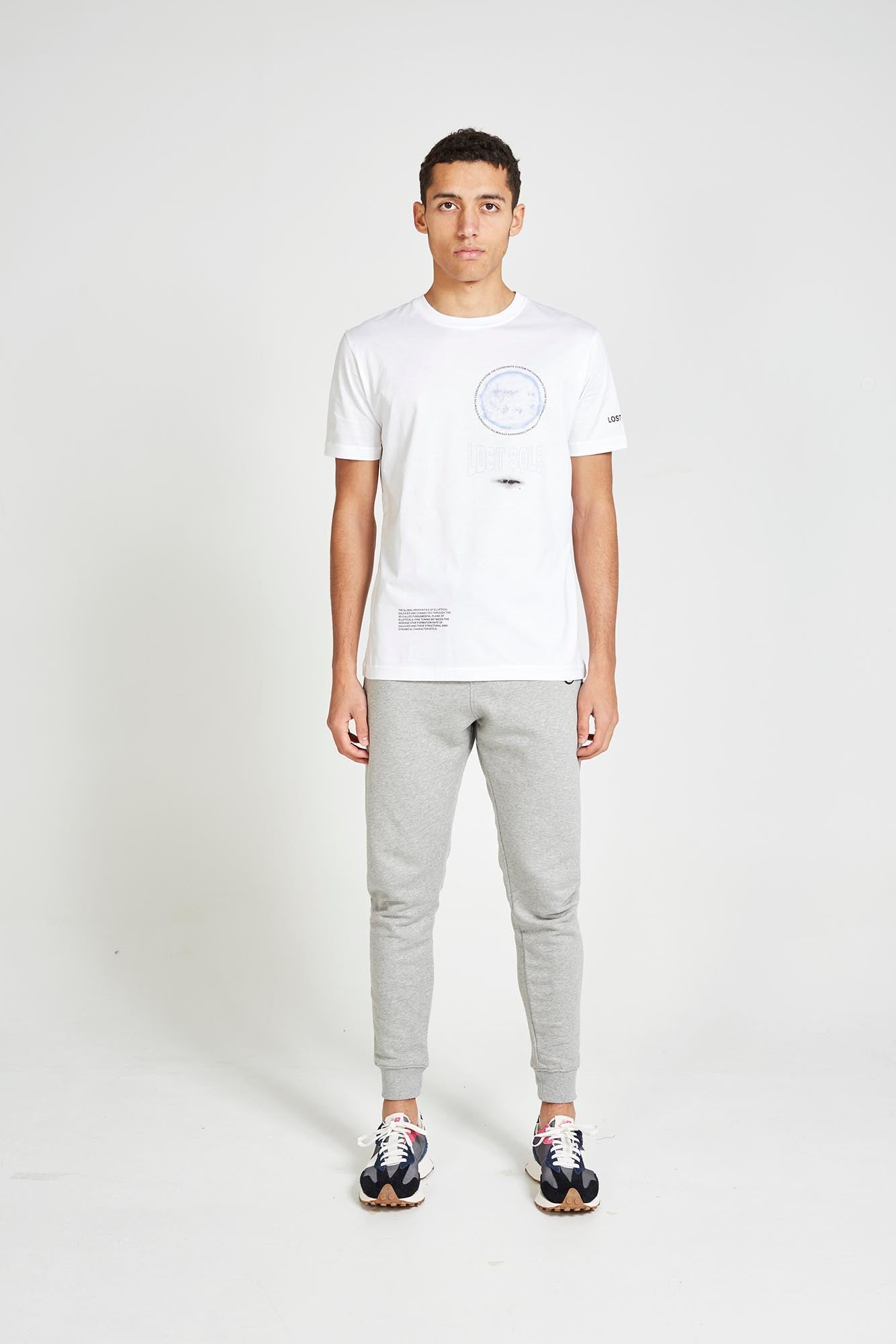 White Coordinate System Luxury Tshirt