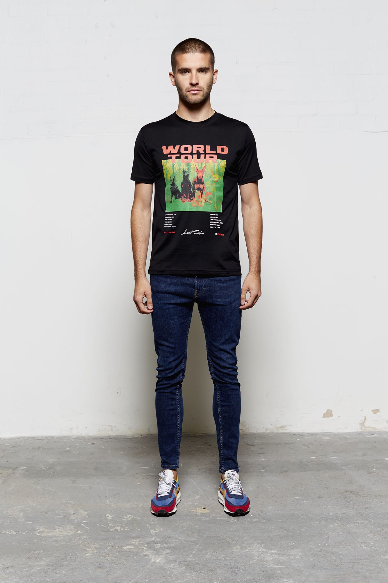 World Tour Doberman Black TShirt