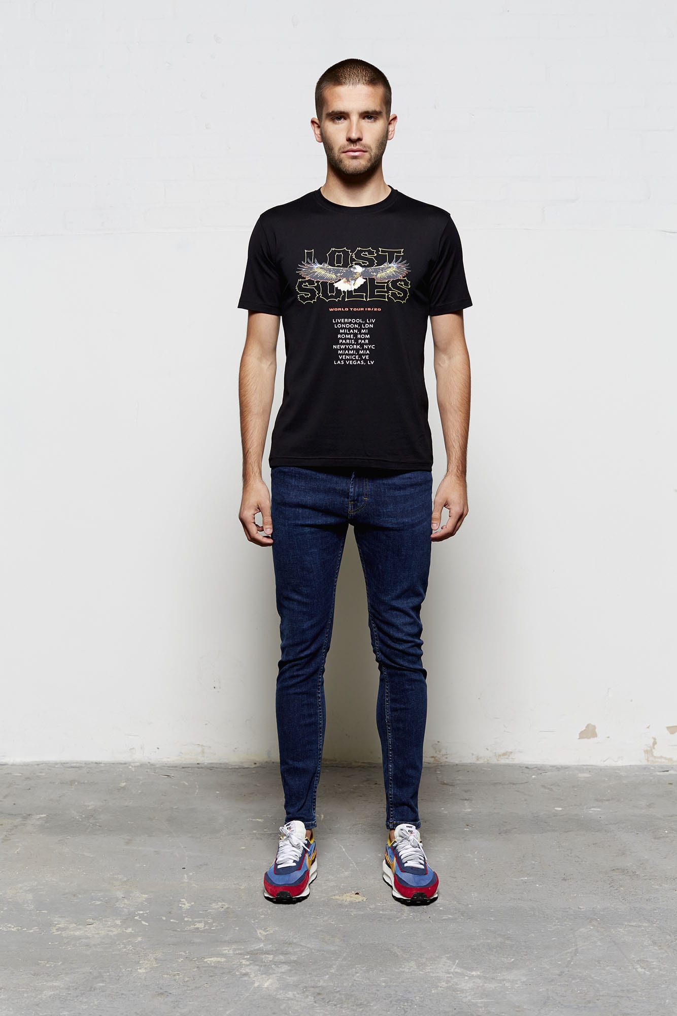 World Tour Eagle Black TShirt