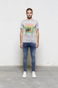 World Tour Doberman Off Grey TShirt