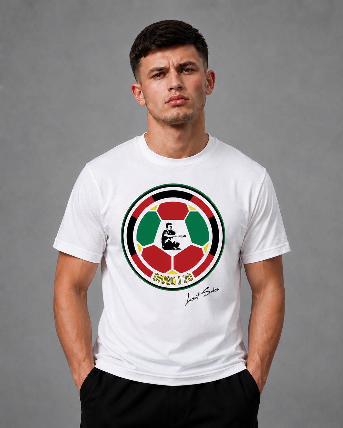 Men’s DJ 20 T shirt (white)